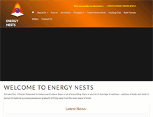 Tablet Screenshot of energynests.com